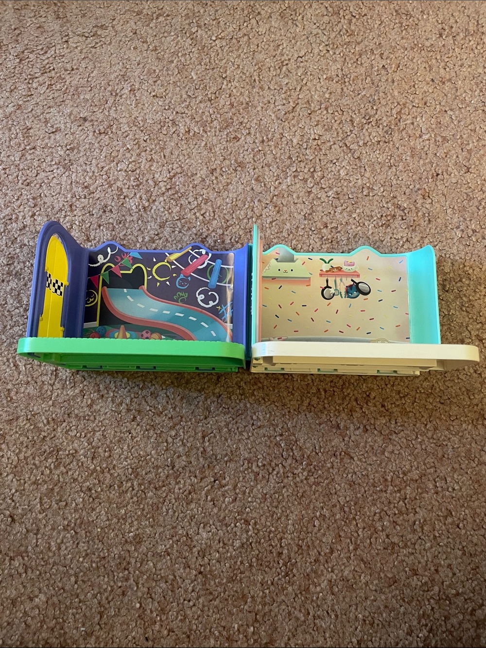Gabby’s Dollhouse Cakey and Carlita rooms for dollhouse